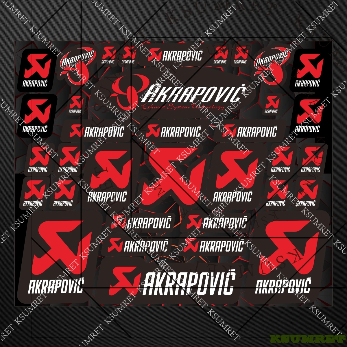 For Akrapovic Exhau…