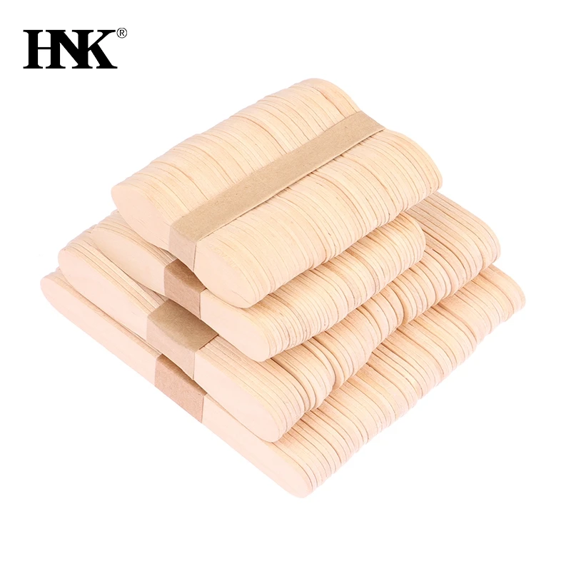 

50pc Woman Wooden Body Hair Removal Sticks Wax Waxing Disposable Sticks Beauty Toiletry Kits Wood Tongue Depressor Spatula