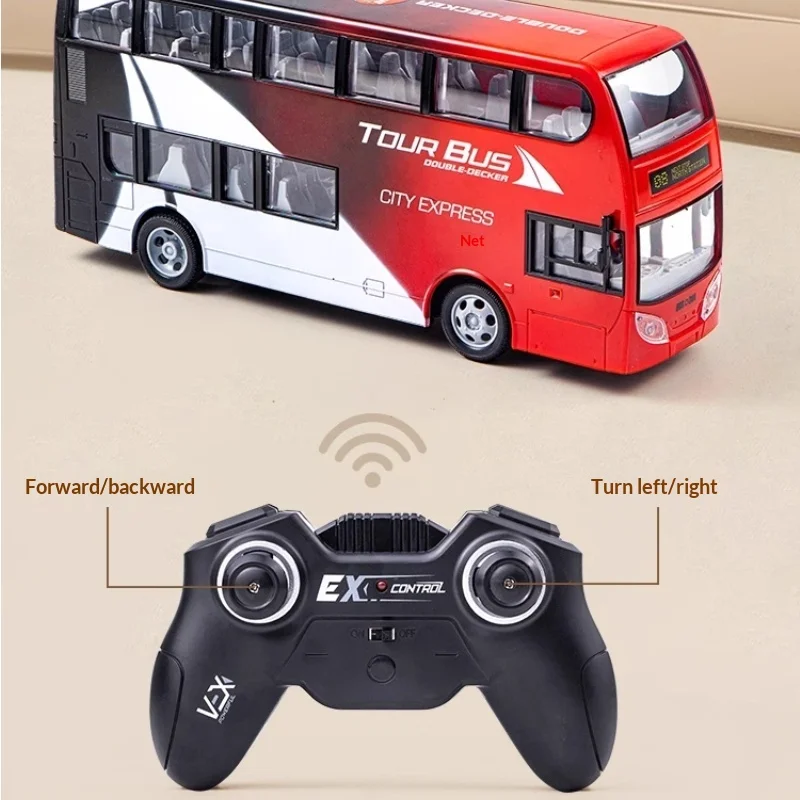 

Children Electric Remote Control Simulation Bus With Lighting Simulation Remote Control Bus Rc Model Bus Children'S Boy Toy Gift