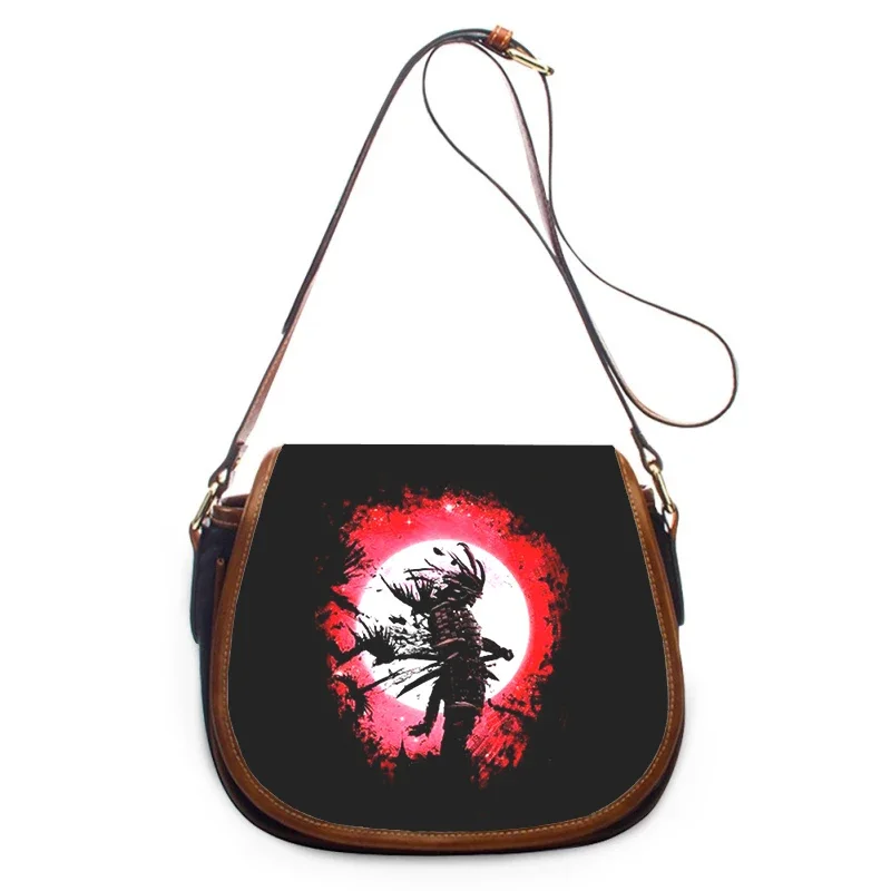 Samurai 3D Print New Fashion Women Crossbody Bag Luxury Handbags Women Bags Zipper Shoulder Bag Women Shoulder Bag