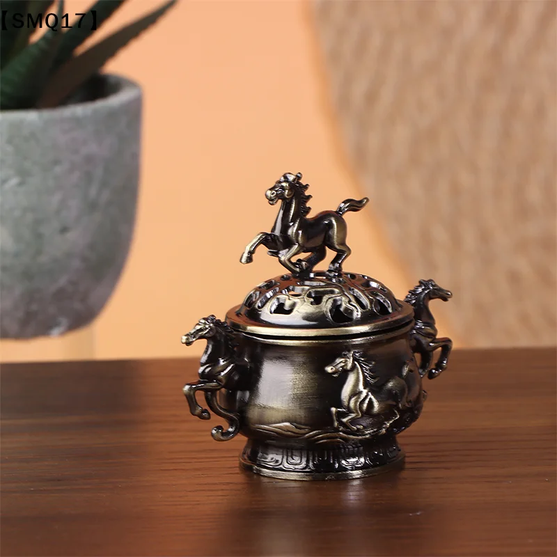 1Pcs Alloy Incense Burner Hors - Home Fragrance Miniso 评论和价格
