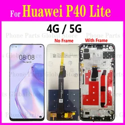 For Huawei P40 lite LCD 5G CDY-NX9A LCD With Frame 4G JNY-L01A JNY-L22A Display Screen Touch Digitizer Assembly Replacement