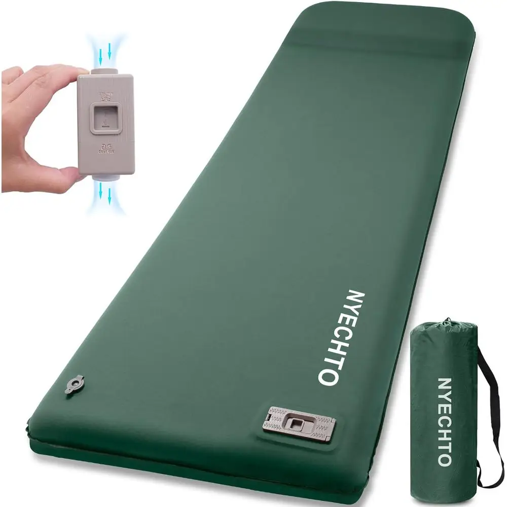 

Толстый матрас из пены с эффектом памяти с электрическим насосом, утепленный, для кемпинга и путешествий