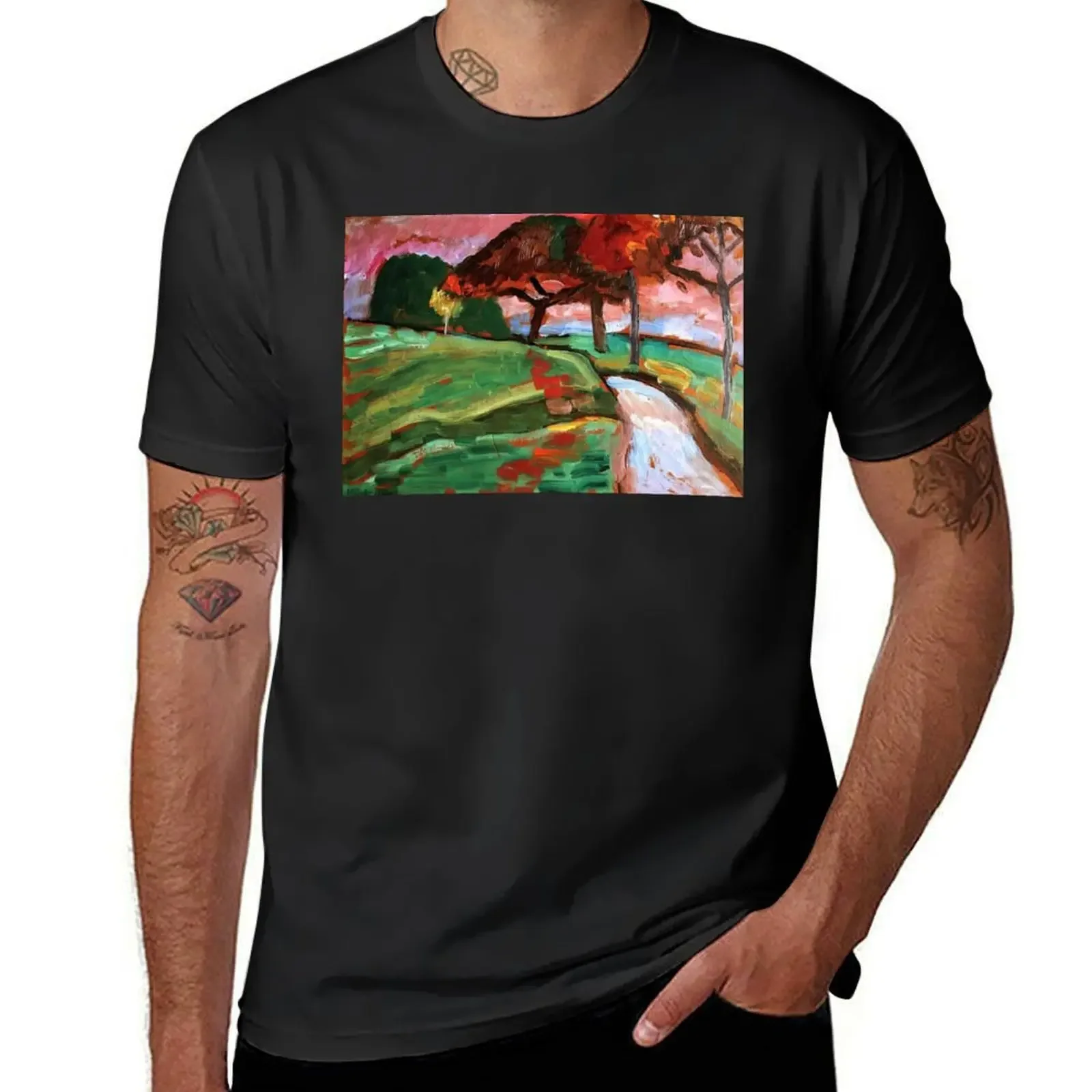 Gabriele Munter T-Shirt Aesthetic clothing vintage sublime big and tall t shirts for men