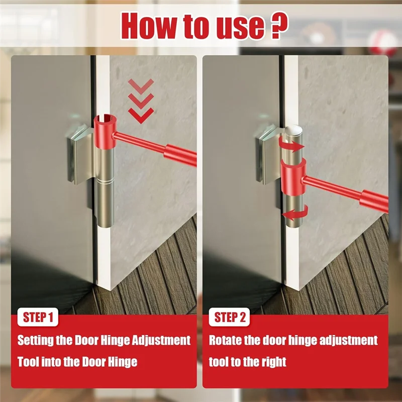 

A92P Adjustment Wrench Set 4 In 1 Door Hinge Adjustment Tool For Residential And Commercial