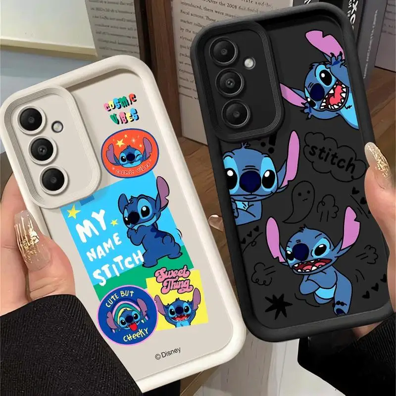 Phone Case for Samsung Galaxy A15 A25 A35 A55 A51 A71 A72 A73 A52 A52s A53 A54 5G TPU Silicone Soft Disney Stitch