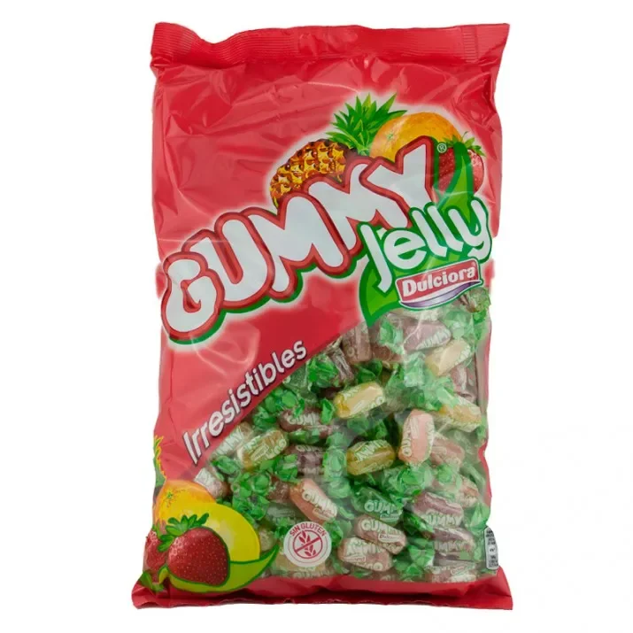 Dulciora Gummy Jelly - Caramelos de Goma Varios Sabores (2 kg, Sin Gluten)