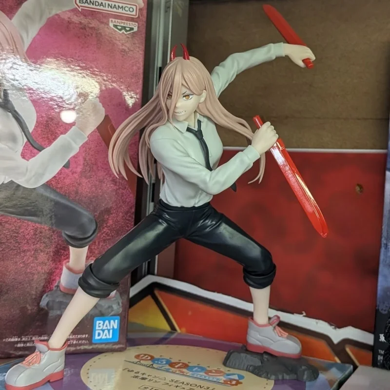 

Оригинальный Banpresto Vibration Stars Chainsaw Man Power 2, стили, фигурки аниме, модель, настольный орнамент, игрушки, подарок на день рождения