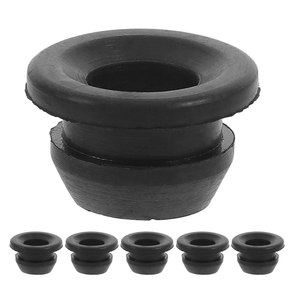 

6pcs Stove Sealing Gasket PVC RV Kitchen Accessories Furnace Grommet Stovetop Cushion Range Grate Grommets Trailer Grates