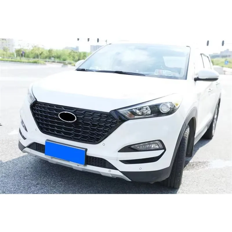 

For 2015-2018 Hyundai Tucson TL ABS Plastic Racing Grille Body Kit Gloss Black
