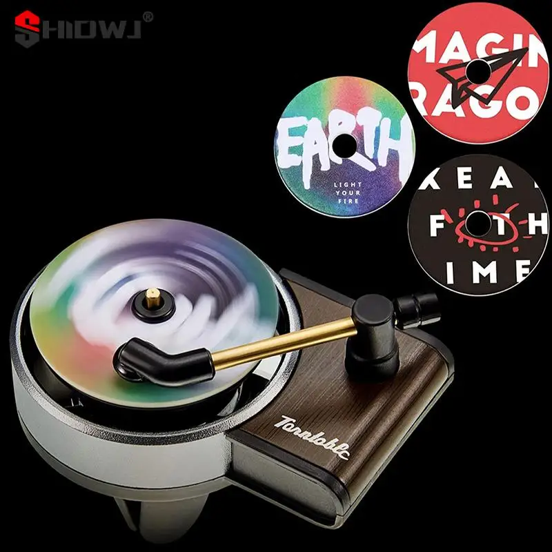 Car Air Freshener Car Fragrance Diffusers Clips in Retro Style Record Player Design Air Fresheners Clip Perfume