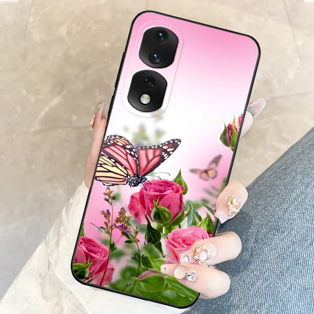 Case For Honor 90 Pro Coque For Honor90 Bumper TPU Soft Silicone Funda Phone Case For Huawei Honor 90 Lite Funda Back Cover