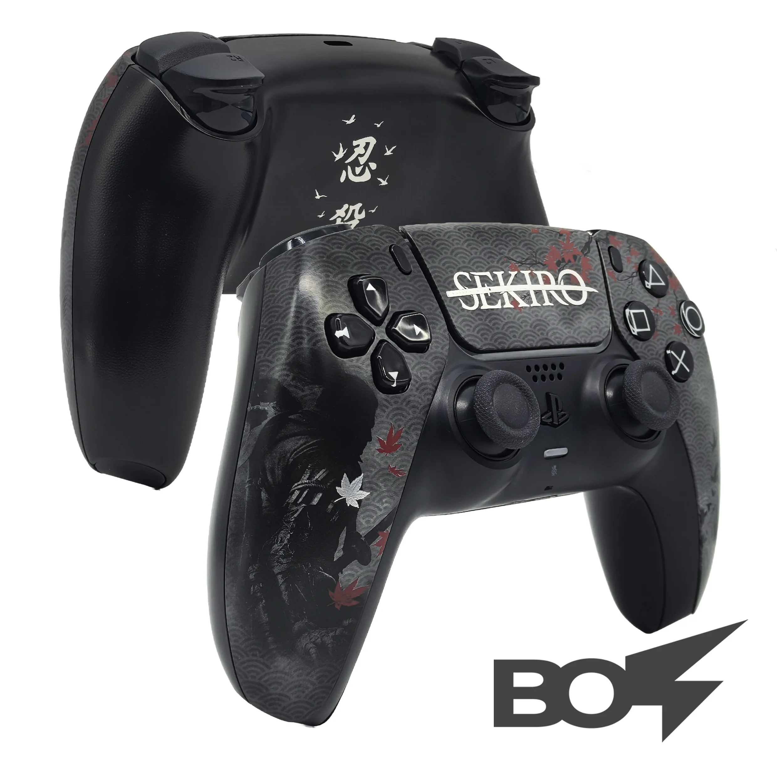 For PS5 Controller Shell, Wolf Custom Faceplate Cover with Touchpad for DualSense, Replacement for BDM-010 To 050