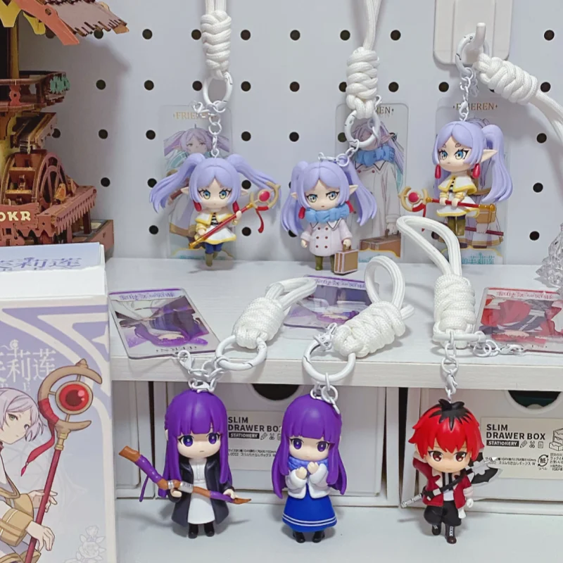 

New Anime Frieren Doll Keychain Trendy Blind Box Trendy Toy Q Version Model Collectible Bag Pendant Decoration Birthday Gift