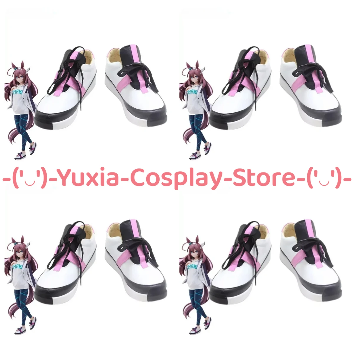 

Юксиакосплей! Uma Musume Pretty Derby Mihono Bourbon обувь для косплея игровой персонаж реквизит сапоги из искусственной кожи костюм для Хэллоуина