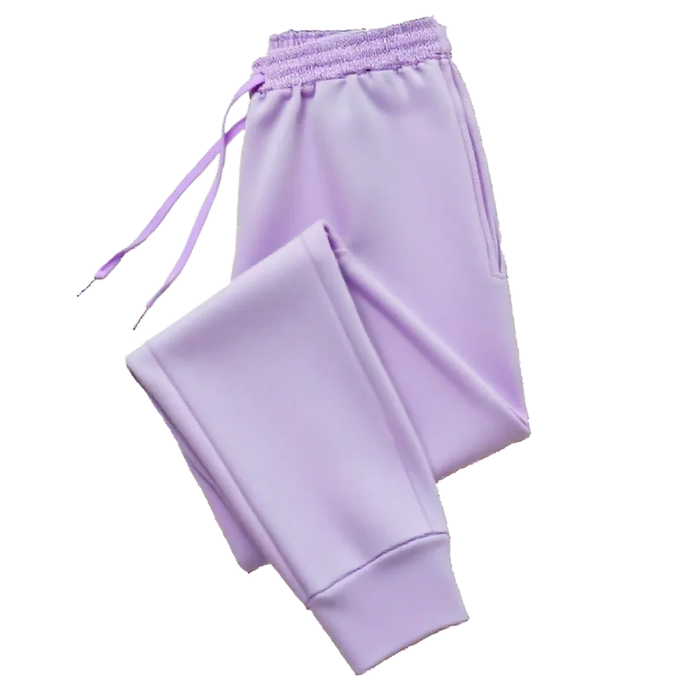 

Women's Pants Blank Essential Basics Sweatpants Autumn Winter Fleece High Quality Fashion Sports Jogger Pants Women