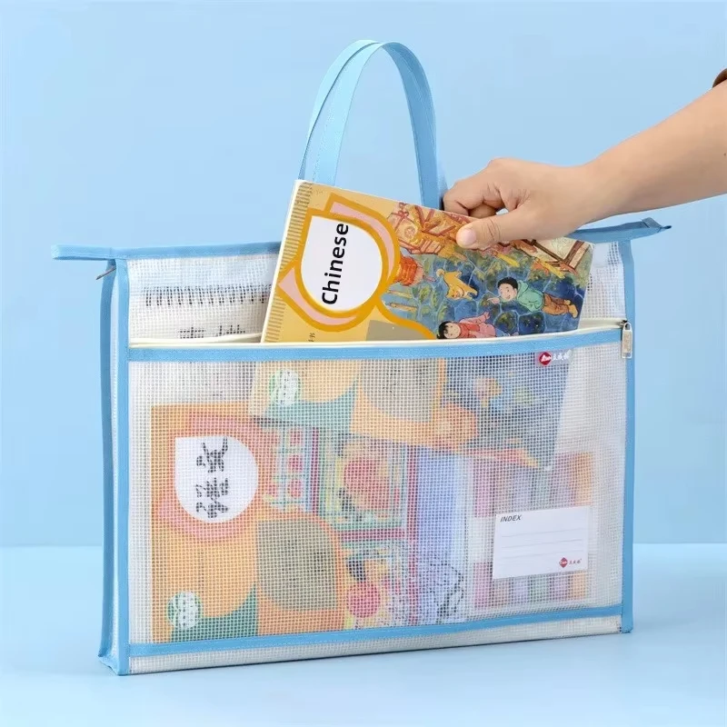 

A3 Project Bag Lightweight Portable Art Bag Mesh Art Bag Exquisite For Brushes Sketch Paper Art Supplies