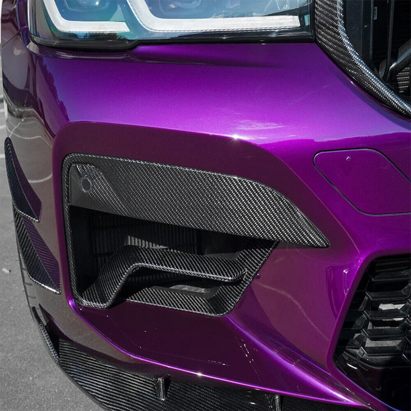 

Stylish Dry Carbon Fiber Adhesive Fog Light Surround for BMW M5 F90 (2021-2023)