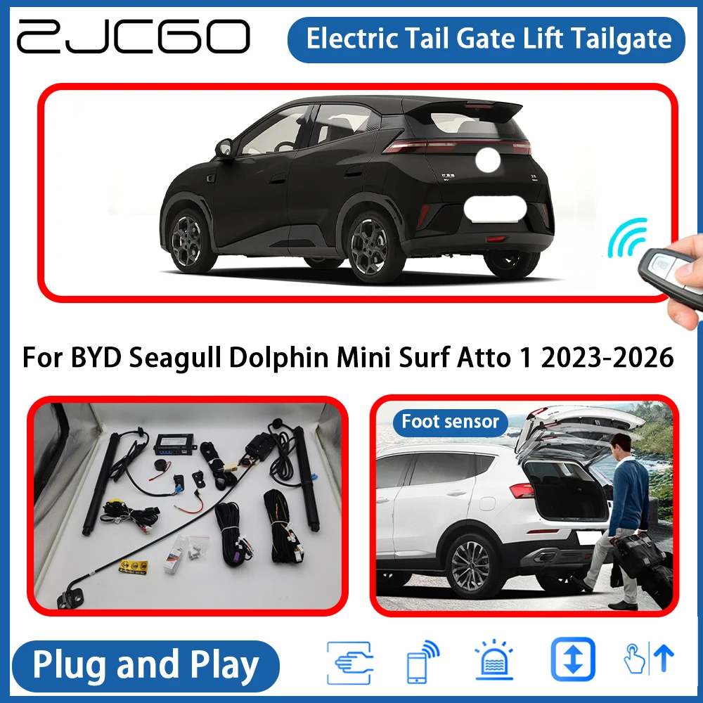 

for BYD Seagull Dolphin Mini Surf Atto 1 2023-2026 Powered Tailgate Power Liftgate Electric Tail Gate Lift Assisting System