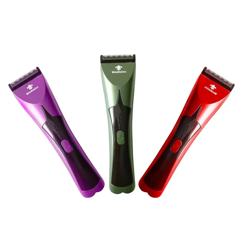 Professional Cordless Pet Hair Clipper Trimmer Shaver Grooming Kit with Metal Blades for Dog Cat