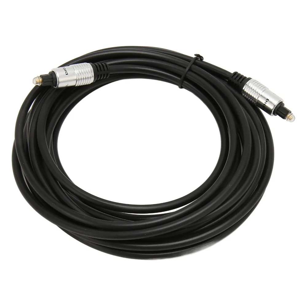 Clear Sound Optical Sound Cable Gold Plated Aluminum Alloy Housing Digital Sound Cable Fiber Optic Cable Audio Systems