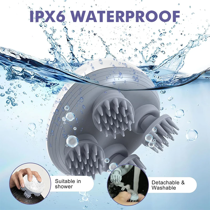 الكهربائية رئيس فروة الرأس مدلك الجسم الكتف الساق الذراع الرقبة الأنسجة العميقة ضد الإجهاد الاسترخاء العجن توتر العضلات لتدليك الحيوانات الأليفة القط