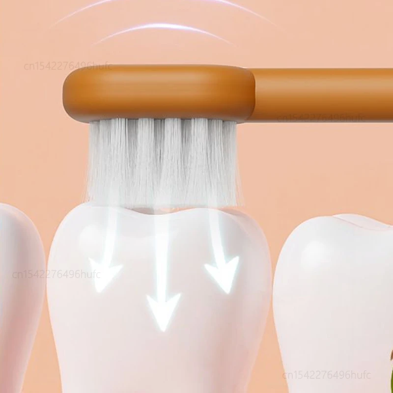 Brainrot Tung Sahur Kids Toothbrush Cartoon Funny Tun Tung Sahur Figures Teeth Brush Protable Travel Toothbrush for Children image 2