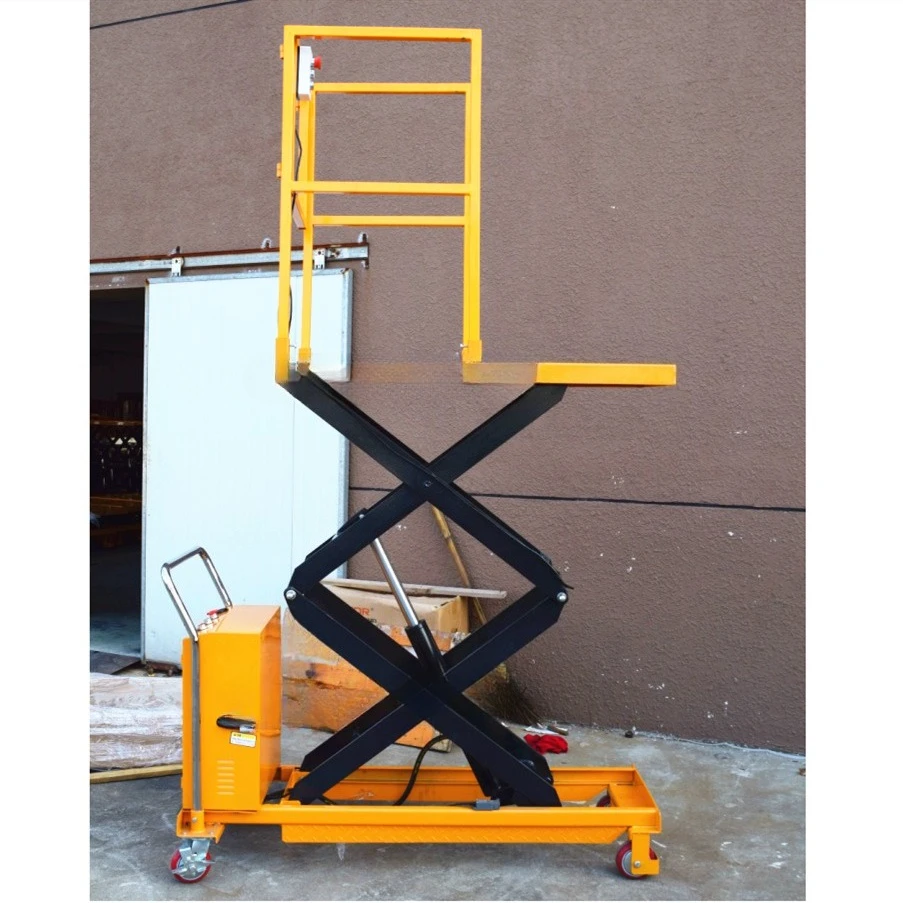 

Electric pick-up platform truck with increased load and pick-up of 2 meters Mobile hydraulic platform lift truck