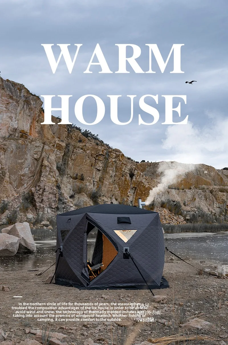 

Осенняя дикая зимняя рыбалка, теплая, холодная, утолщенная, северо-восточная, для кемпинга, подледной рыбалки с дымоходом, зимняя, морозостойкая