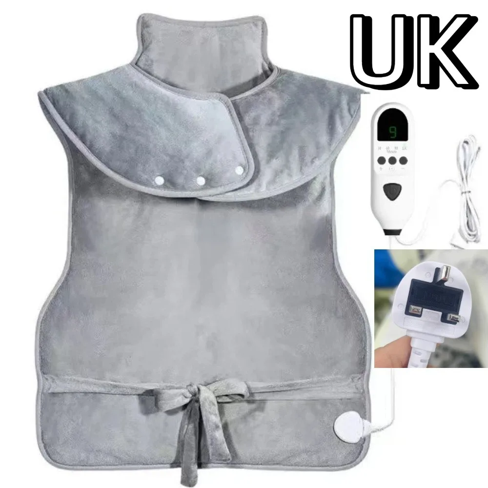 

Rapid Warmth Electric Heating Pad Washable Intelligent Timing Heated Shawl Thick Warm Nine Temperature Adjustment