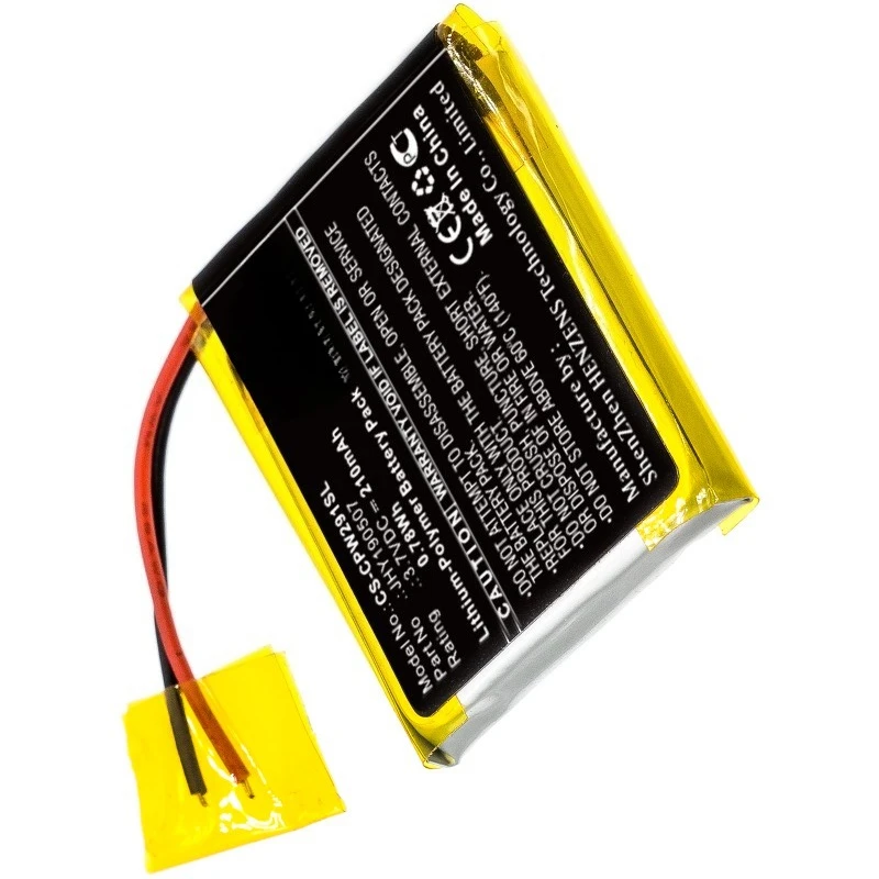 3.7V 210mAh for Compustar JHY190507 2W901R-SS Battery