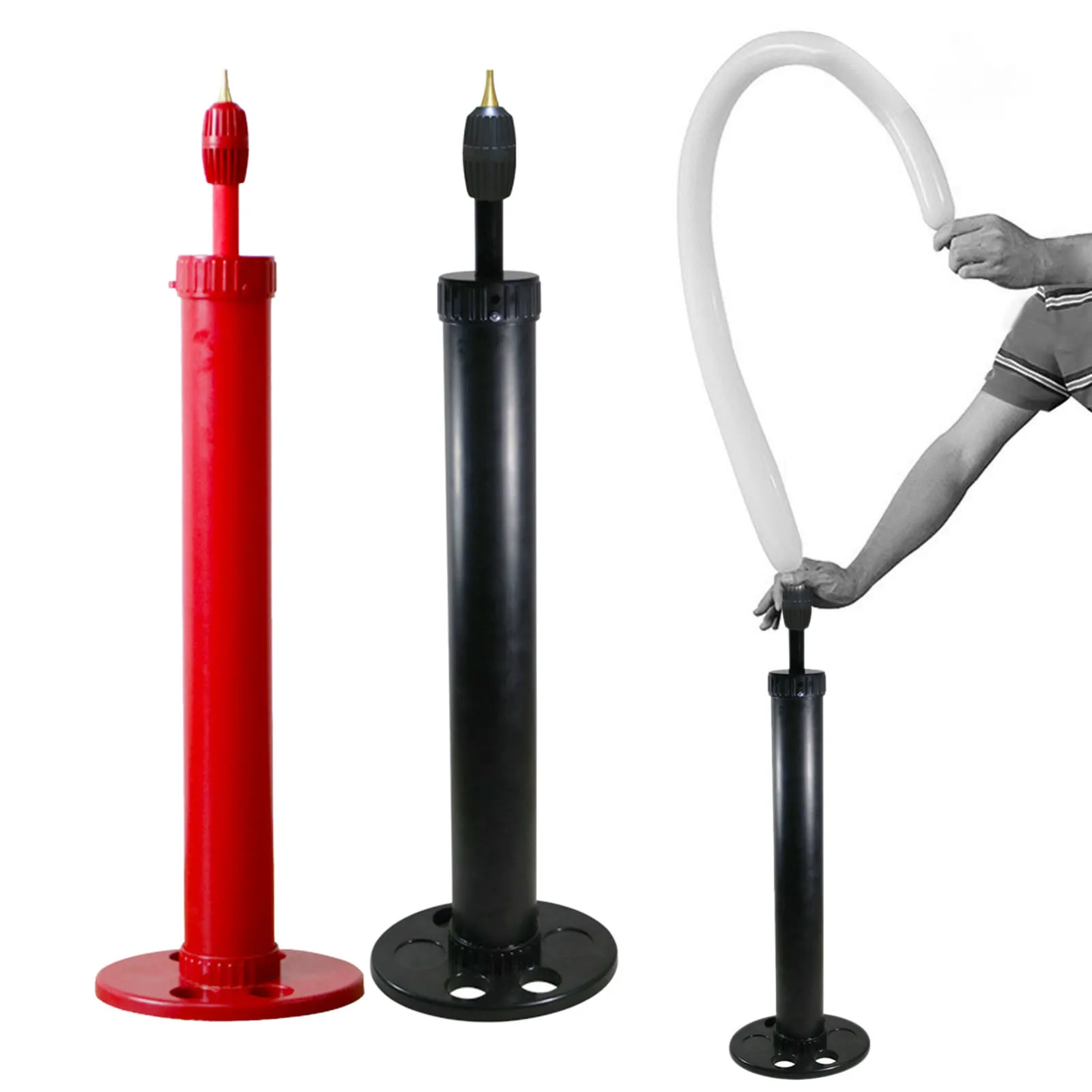 

Wedding Party Handheld Balloon Inflator Tool Huge Balloon Air Pump with Belt Festive Birthday Clown Show Inflation Device