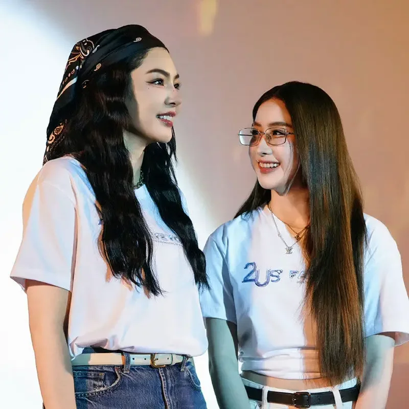 2025 Love Filling Blank FayeYoko Camiseta misma Camboja Phnom Penh Meeting Top de manga corta de algodón pesado Faye Malisorn Yoko