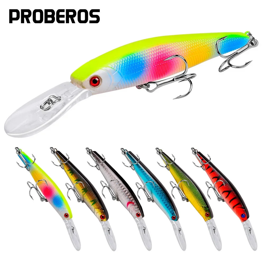 

12.5cm/14g medium-sized Minnow for Sea FloatingHard Wobbler Jia BaitCrankbait CarpStriped Bass Pesca Fishing Tackle SwimBait