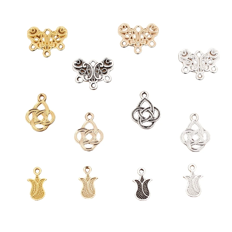 BoYuTe Alloy Charms Connector Findings Vintage Style Diy Jewelry Making Accessories Factory Wholesale
