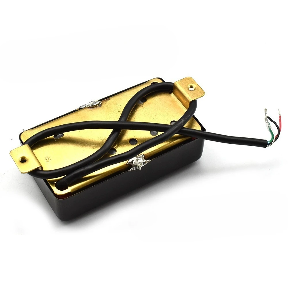 Humbucker-Tonabnehmer für E-Gitarre, 4-Leiter mit Spulenhahn, Drop-in-Ersatz-Tonabnehmer mit Montagerahmen für Gitarre im ST-Stil