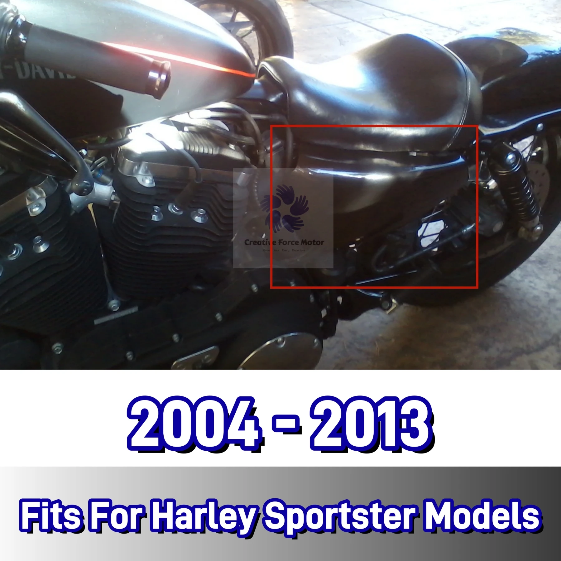 Left Right Steel Battery Side Fairing Cover Motorcycle Parts For Harley Sportster XL 1200 Iron 883 Roadster Nightster 2004-2013 - view 6