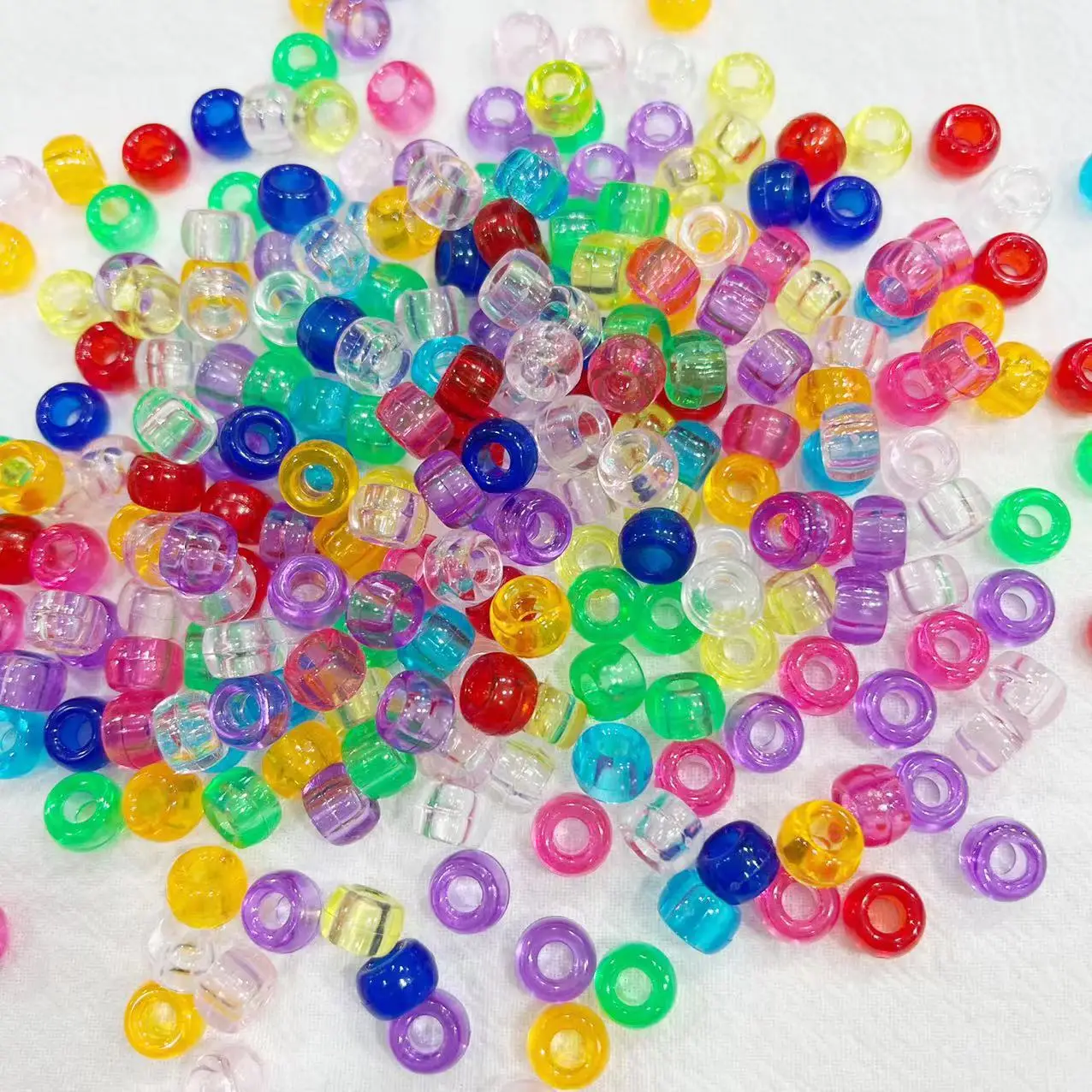 6 * 9 Little Horse Ball Acrylic Beads Children's Beaded Bracelet DIY Beads Dirty Braided Beads Shaped Beads Jewelry Accessories
