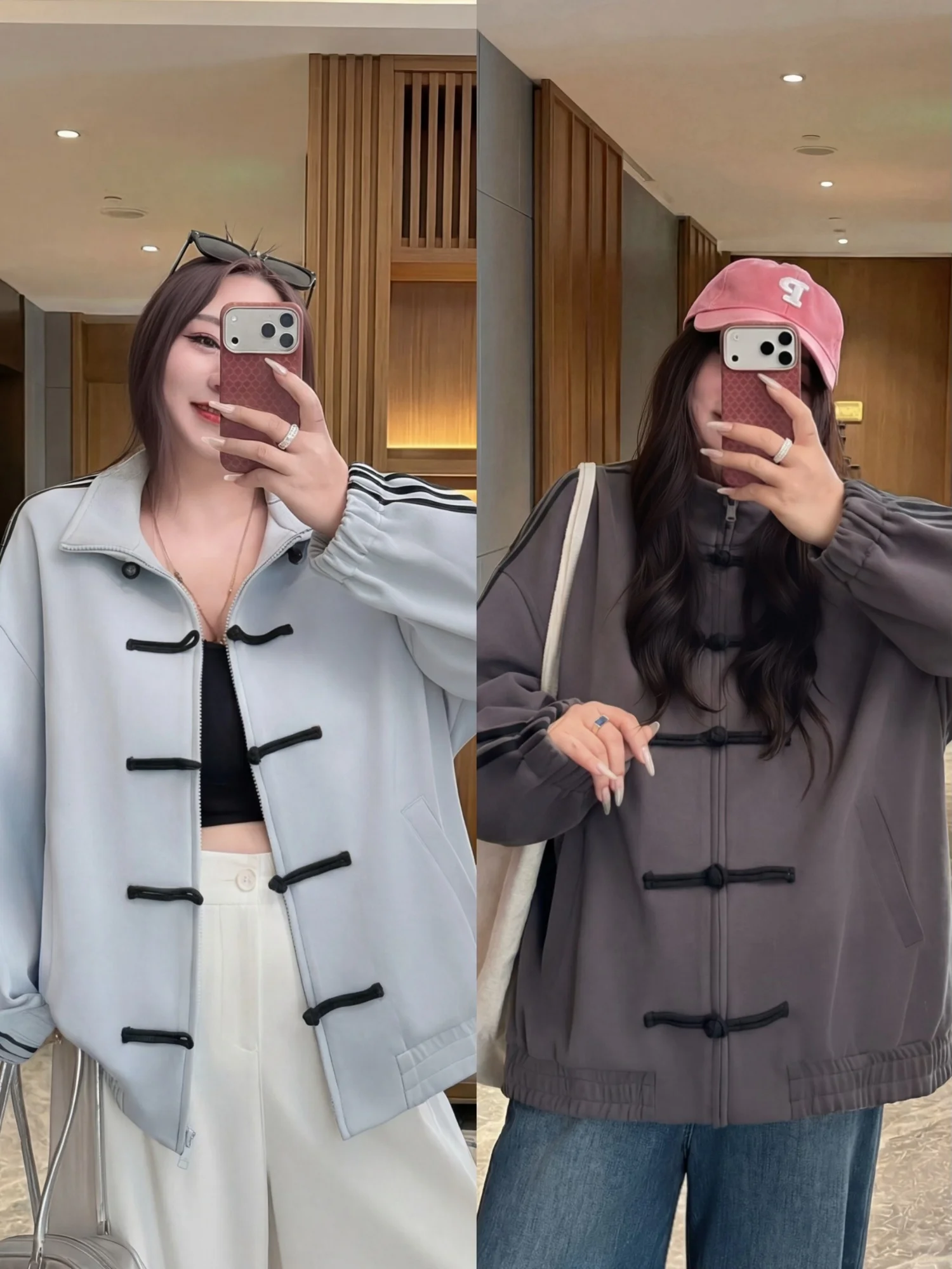 

plus Size Women's Loose Outerwear Commute Friendly Slimming Spring New Style Versatile Thick Sister Jacket Casual Long Sleeve
