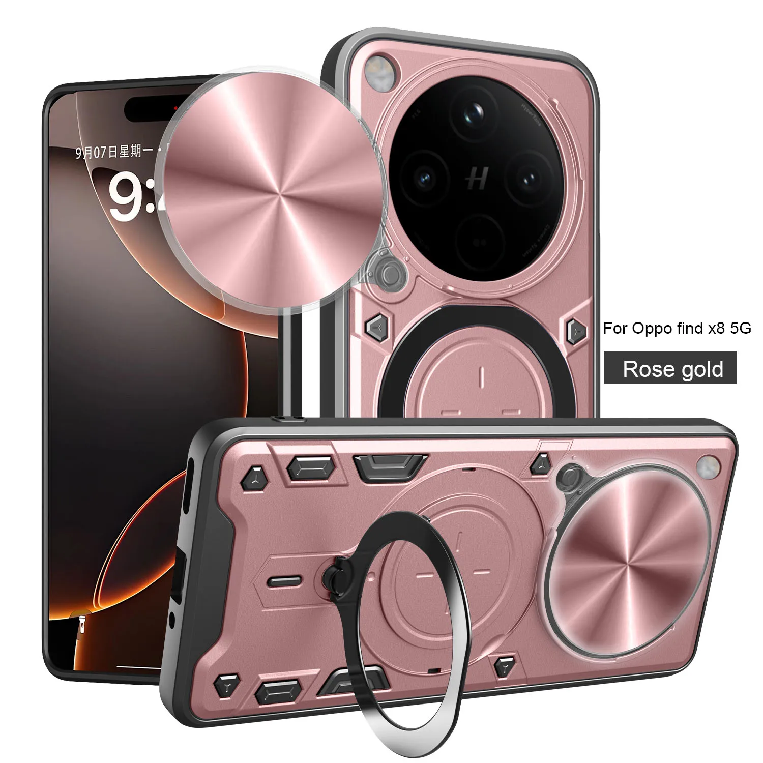 

10pcs Camera Lens protection Cover Phone Case for OPPO Realme C75 C61 14 13 12 11 Narzo N61 Note 60 GT 6T Pro 4G Magnetic Mount