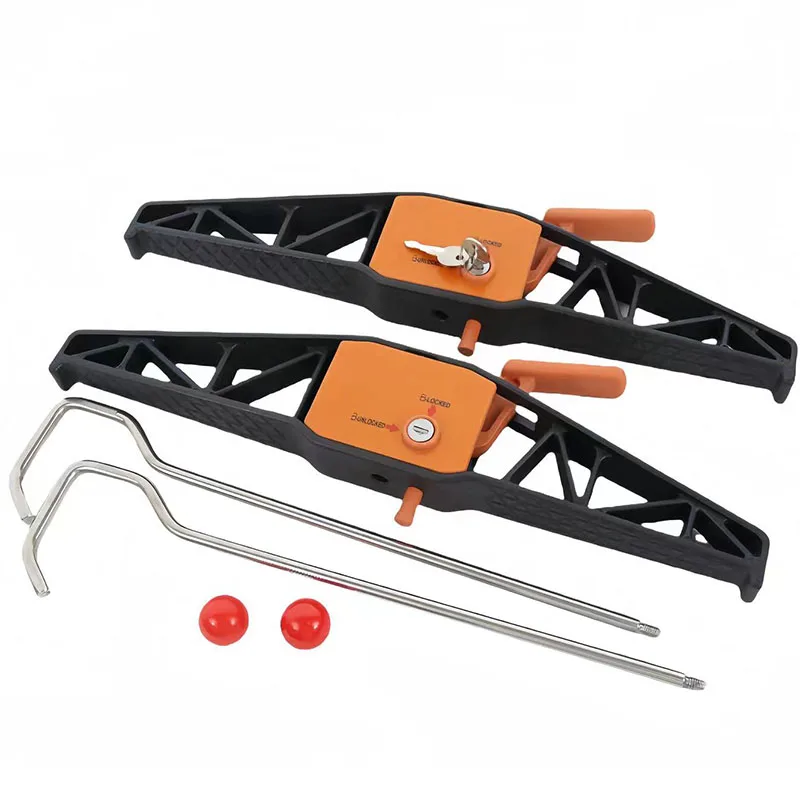 Aluminum Ladder Clamp Stabilizer, Ladder Stand Off Bracket for Roof Gutter Wall Safety Use