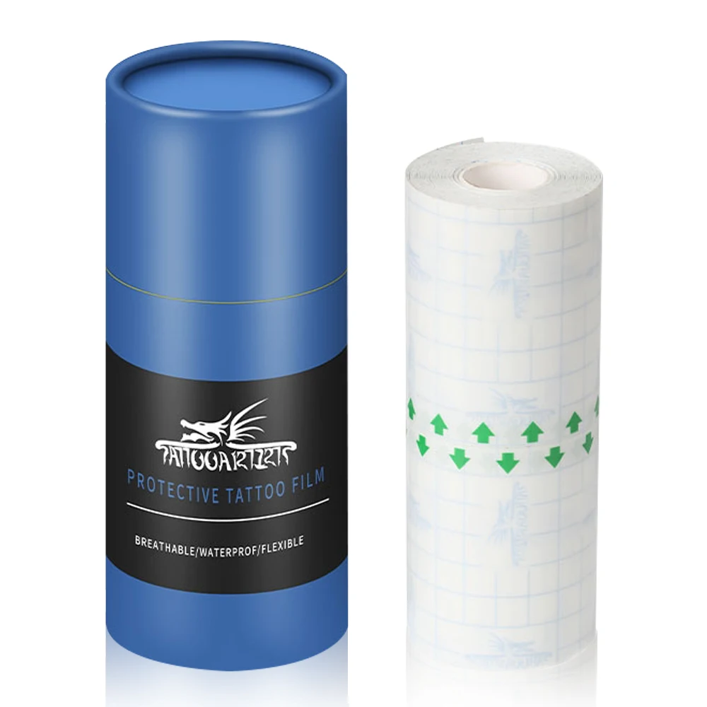 Film de protection étanche pour le suivi du tatouage, bandages adhésifs de guérison de la peau, réparation, accessoires Derm Defender