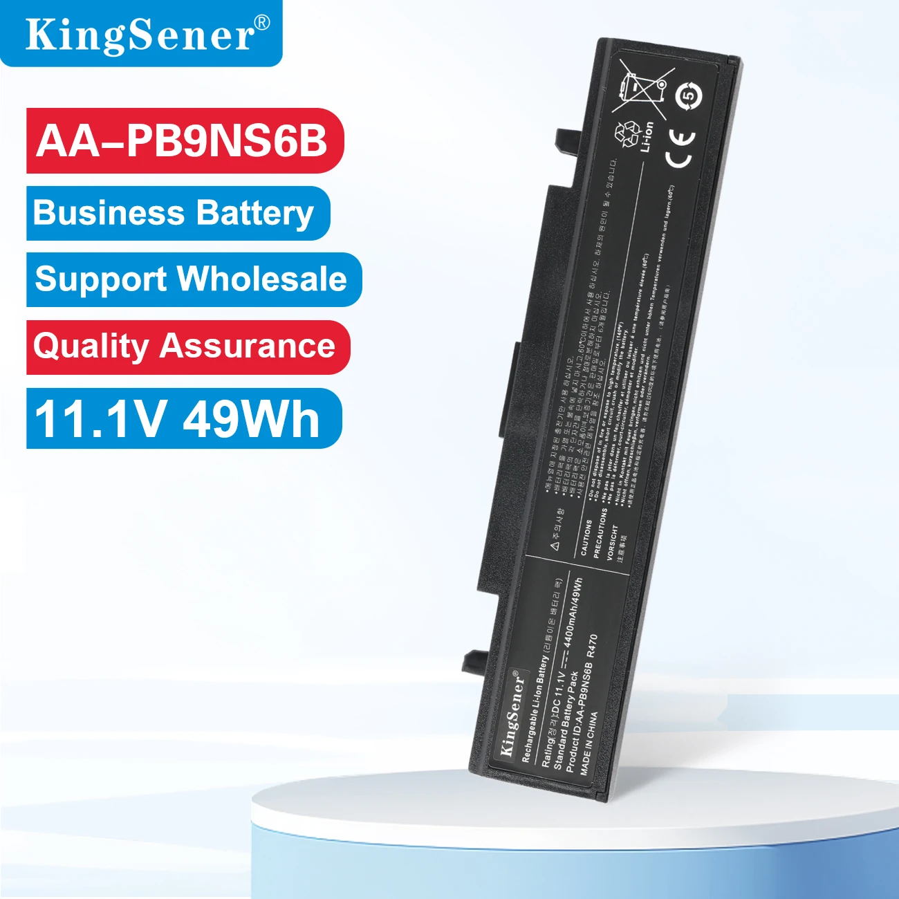 

Аккумулятор для ноутбука KingSener для SAMSUNG R530 R528 R428 R429 R430 R467 R468 R478