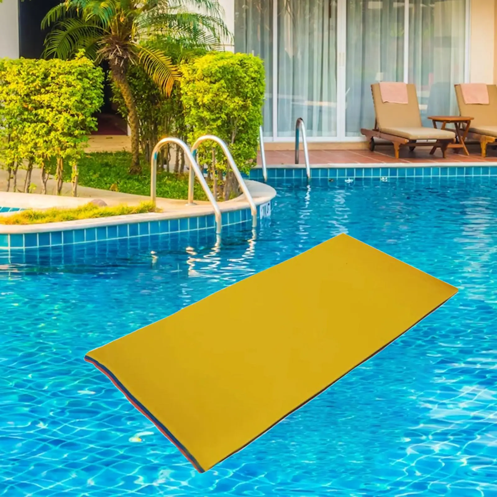 Floating Pad Unsinkable Water Mat Sleeping Bed Pool Float for Lake Beach Lounging Relaxation