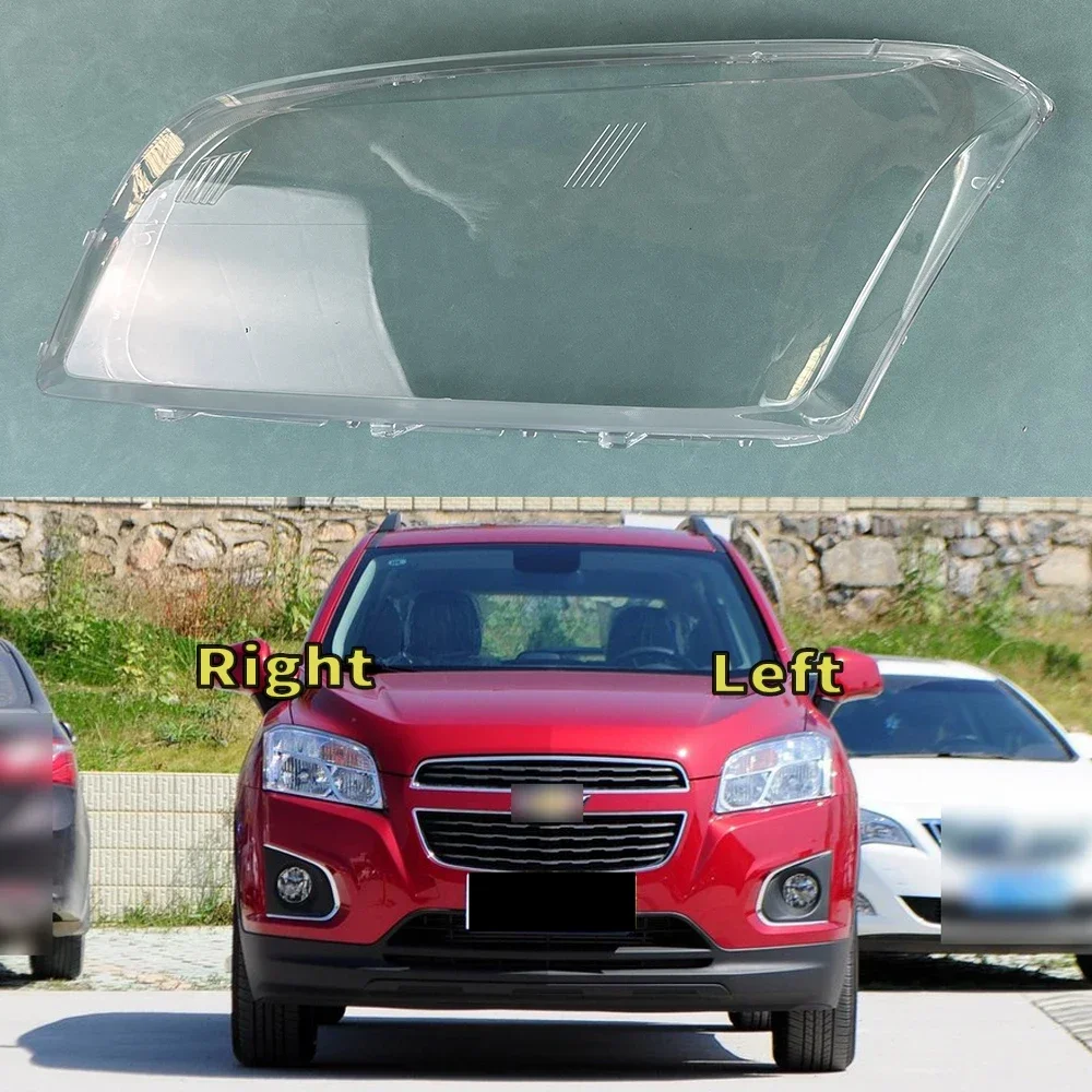 

For Chevrolet Trax 2014-2016 Headlights Shell Transparent Lampshdade Headlamp Cover Lamp Shade Plexiglass Replace Original Lens