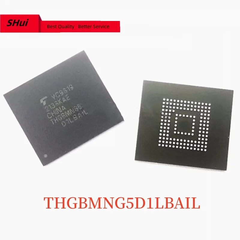 

5pcs THGBMNG5D1LBAIL NG5D1L THGBMNG5 D1LBAIL EMMC 4G 5.0 LCD TV Memory Chip IC New