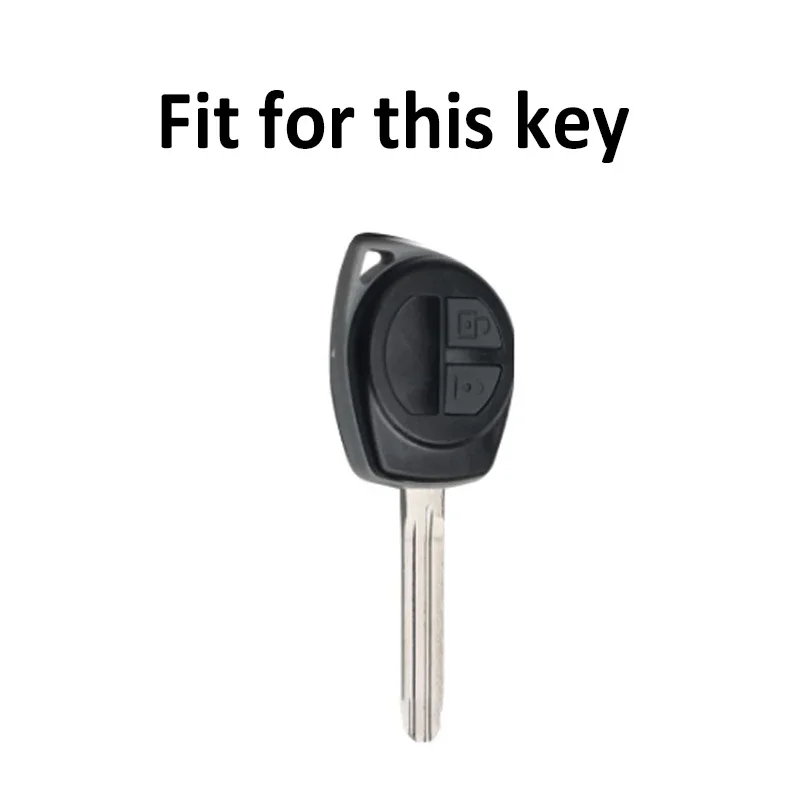 2 Buttons Car Key Cover Case Remote Key Shell Fob Holder Protector Fit For SUZUKI SWIFT SX4 ALTO VITARA IGNIS JIMNY Splash