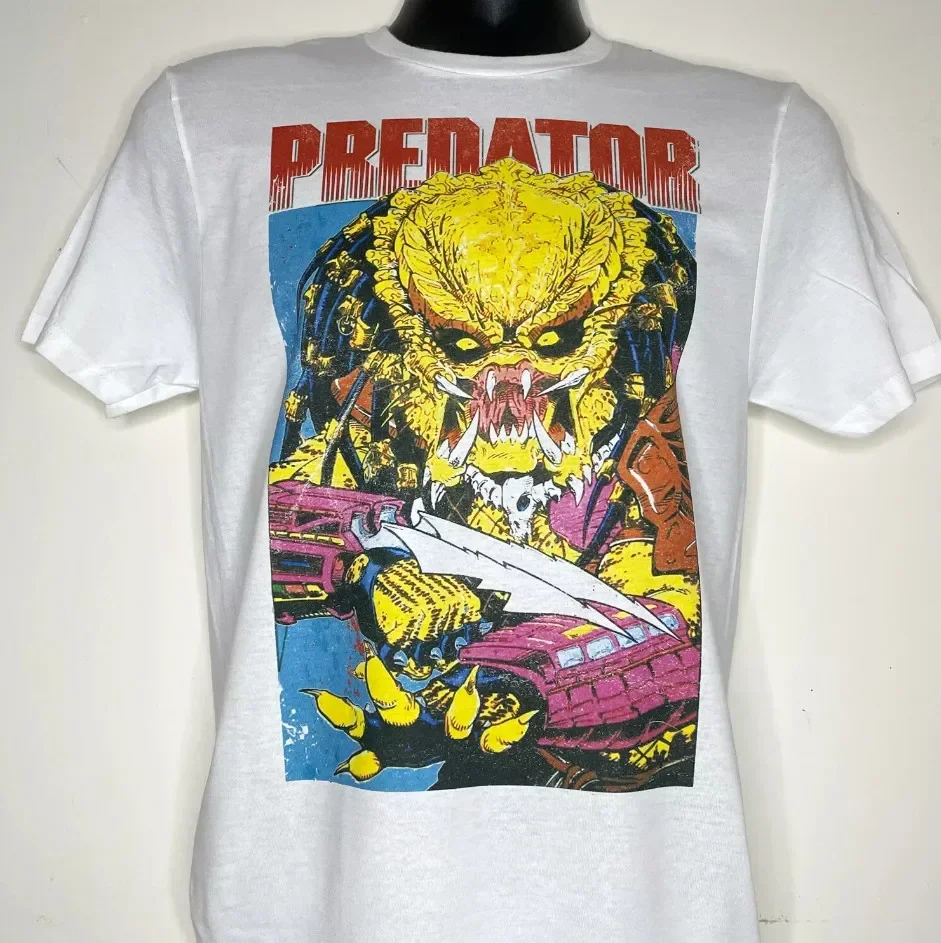 PREDATOR vintage retro 80s Film terminator horror scifi 80's Tshirt