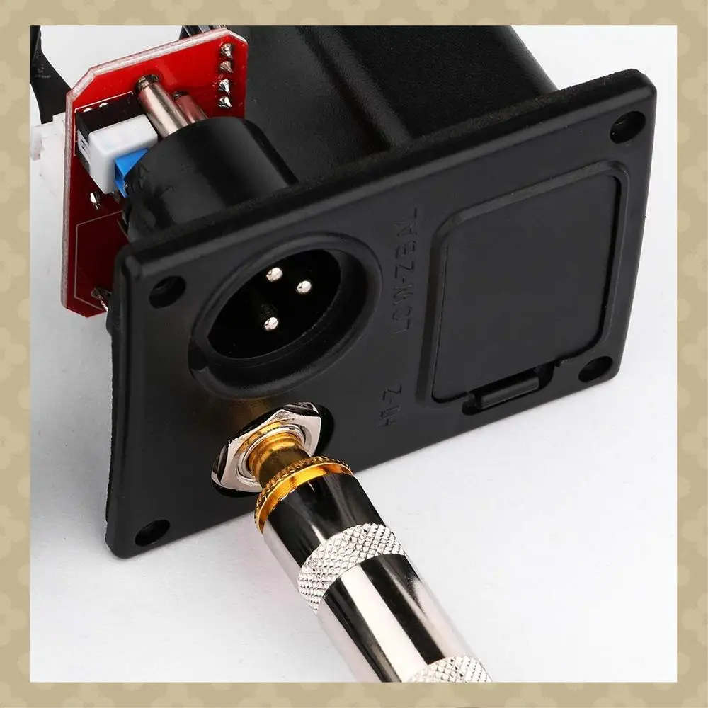 

ABST Acoustic Guitar Pickup Tuner 5-Band Eq Equalizer Acoustic Guitar Preamp Piezo Pre-Amp Amplifier System With Volume Knob Lcd