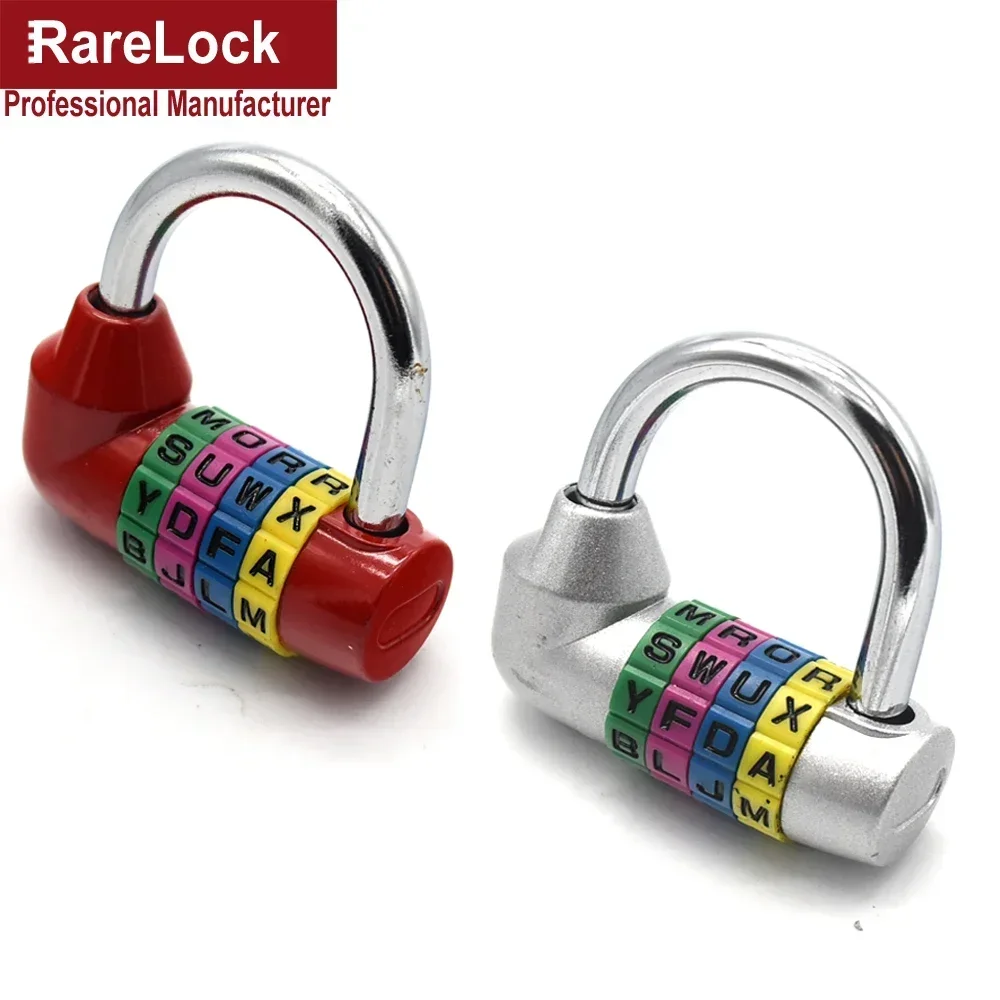 Combination Padlock Code Password Lock for Door Cabinet Drawer Bike Motorcycle Student Locker DIY Rarelock MMS63 G1